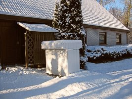 Luft-Wasser-Wärmepumpe in Außenaufstellung